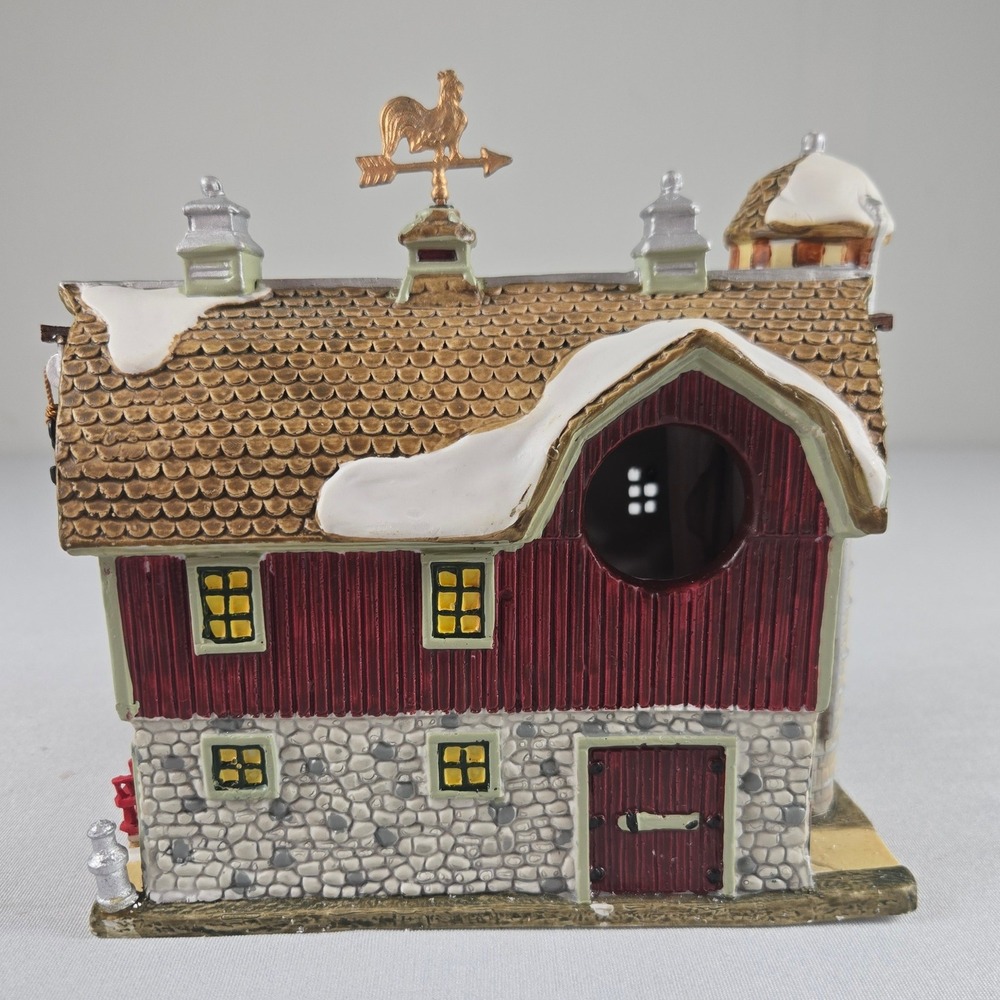 Lemax Harvest Crossing Barn Sale #25641A 2002 Christmas Village House - Picture 4 of 10